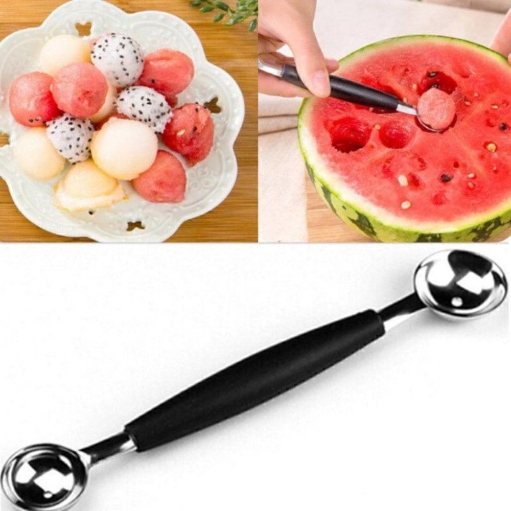 STAINLESS STEEL MELON SCOOPER 